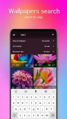 Flower Wallpapers 4K android App screenshot 3